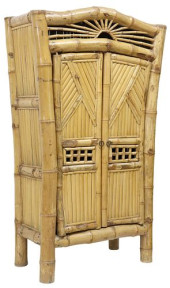 VINTAGE BAMBOO CABINET OR ARMO