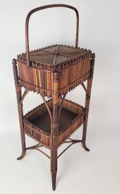 VINTAGE BAMBOO TWO-TIER SEWING