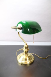 VINTAGE BANKERS DESK LAMP, GRE