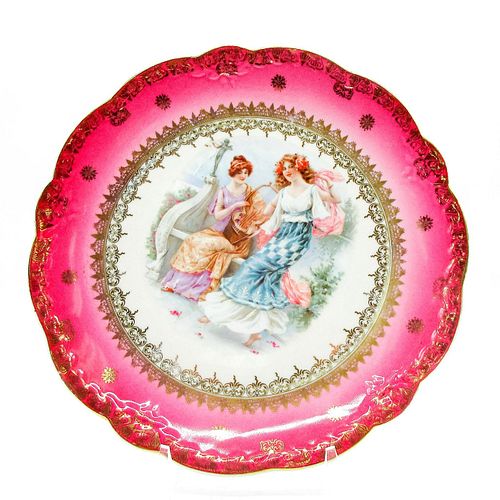 VINTAGE BAVARIA PLATE, GRECIAN