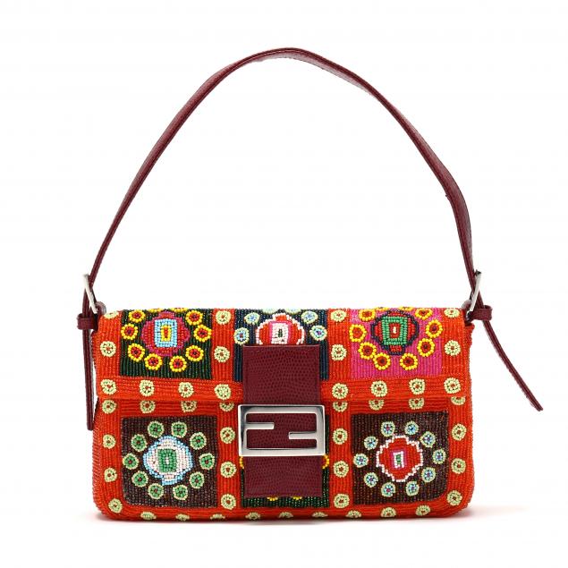 VINTAGE BEADED BAGUETTE, FENDI Made