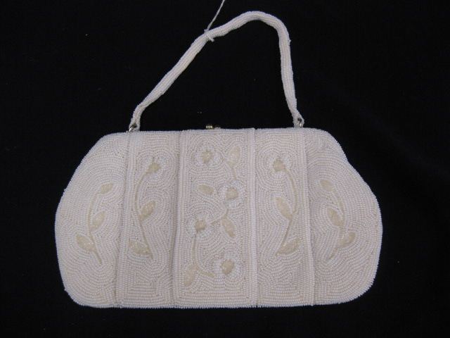 Vintage Beaded Purse seed pearl