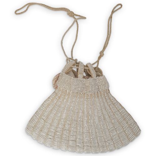 VINTAGE BEADED PURSEDESCRIPTION: