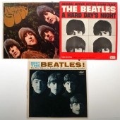 VINTAGE BEATLES VINYL 3PCS 196
