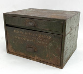 VINTAGE BEEKMAN CO. METAL CABI