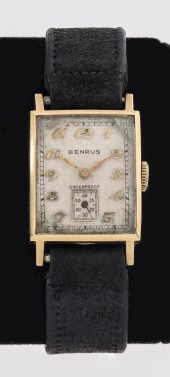 VINTAGE BENRUS 14K YELLOW GOLD