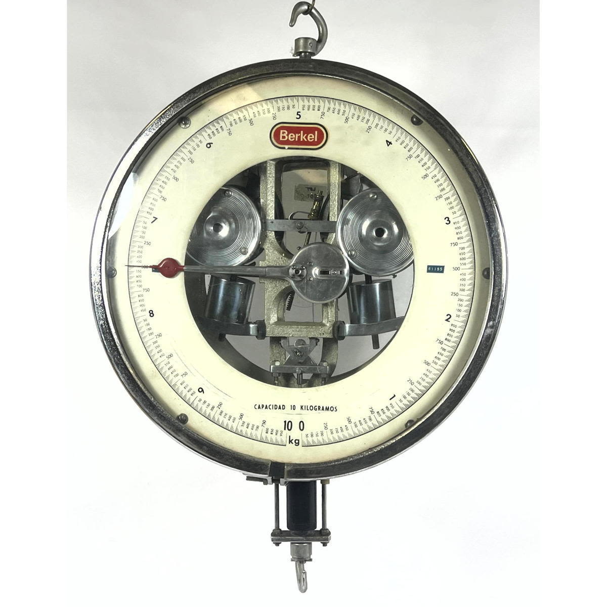 Vintage Berkel hanging scale.