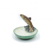 VINTAGE BESWICK LEAPING TROUT