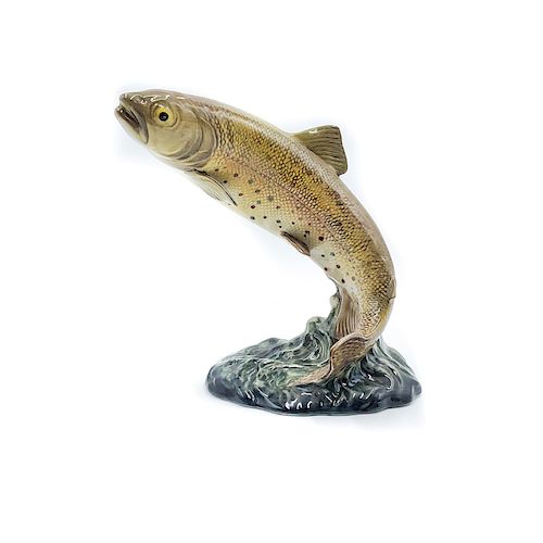 VINTAGE BESWICK LEAPING TROUT