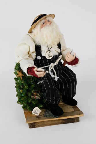VINTAGE BETHANY LOWE HANDMADE SANTA