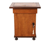 VINTAGE BIEDERMEIER OAK CABINE