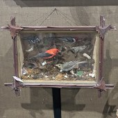 VINTAGE BIRD DIORAMA DISPLAYIN