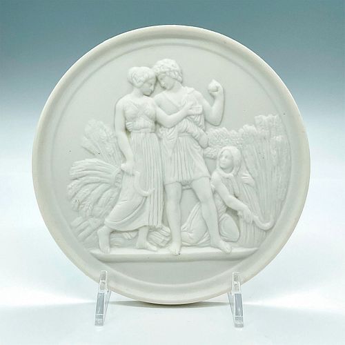 VINTAGE BISQUE PORCELAIN SUMMER