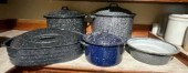 Vintage black enamel ware, inc