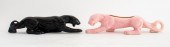 VINTAGE BLACK & PINK CERAMIC P