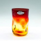 VINTAGE BLENKO AMBERINA ART GL