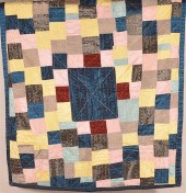 VINTAGE BLOCK PATTERN CRIB QUI