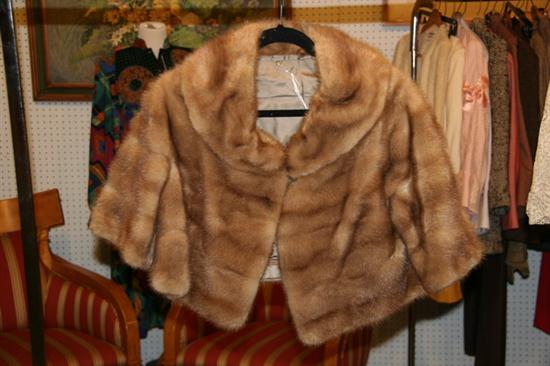 VINTAGE BLOND MINK CROPPED