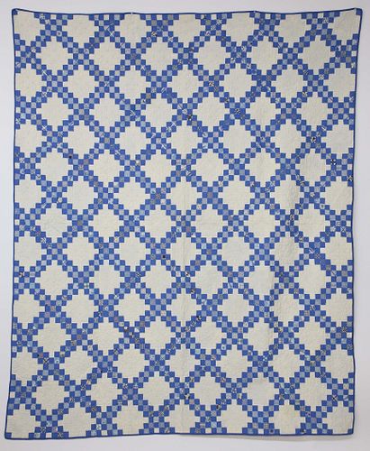 VINTAGE BLUE AND WHITE IRISH