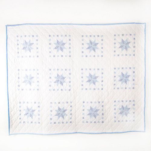VINTAGE BLUE AND WHITE STAR