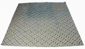 VINTAGE BLUE GEOMETRIC MOTIF R