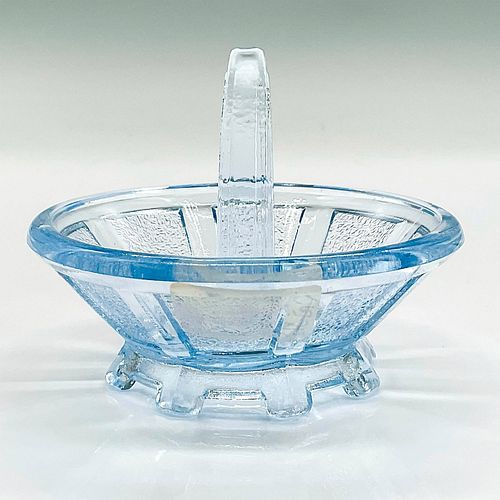 VINTAGE BLUE GLASS RING HOLDER