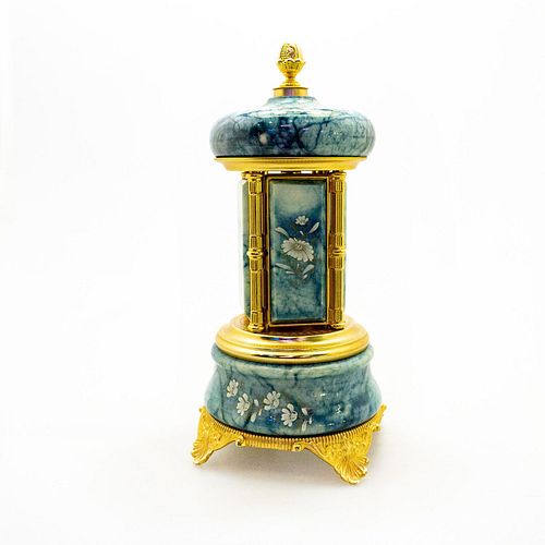 VINTAGE BLUE REUGE CAROUSEL SWISS
