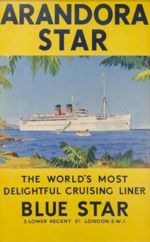 VINTAGE BLUE STAR ADVERTISING