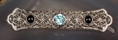 VINTAGE BLUE ZIRCON AND BLACK
