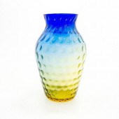 VINTAGE BLUERINA ART GLASS THU