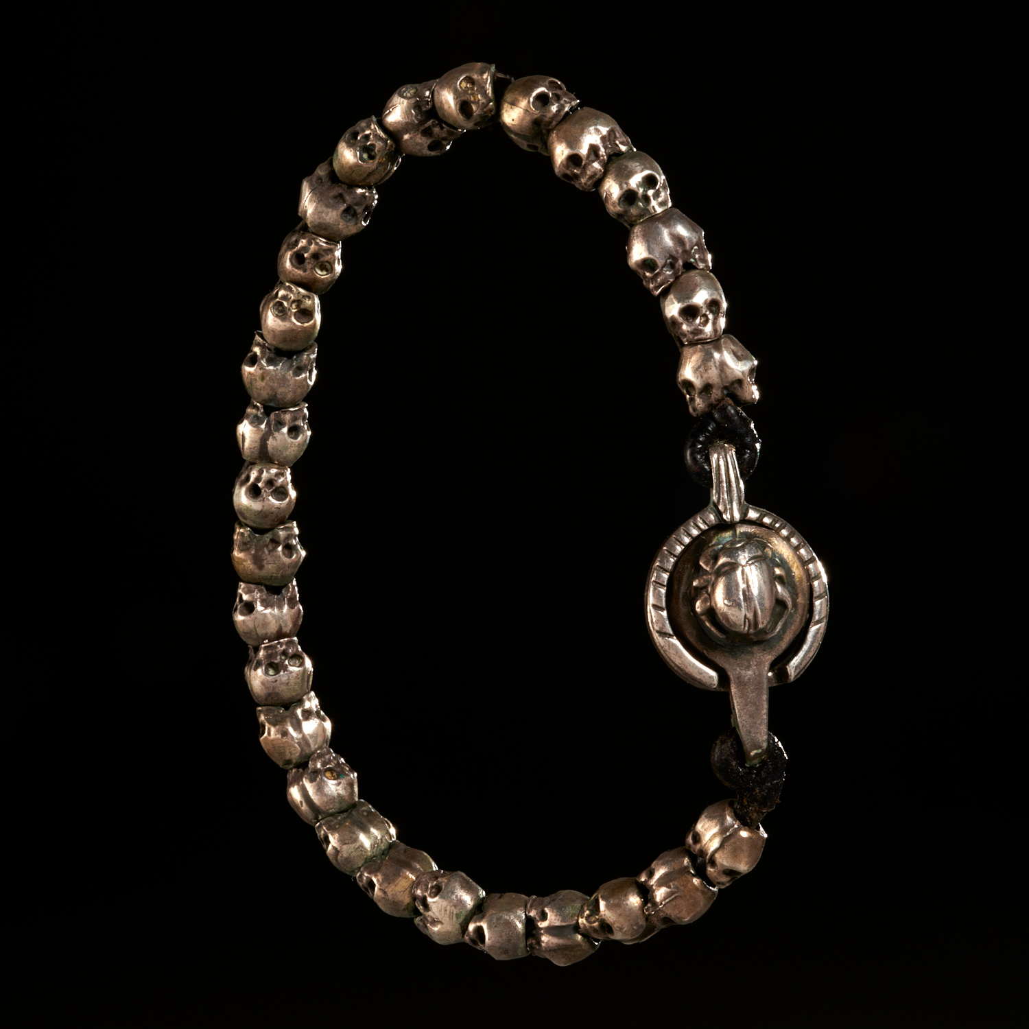 VINTAGE BOB BURKETT SILVER SKULL