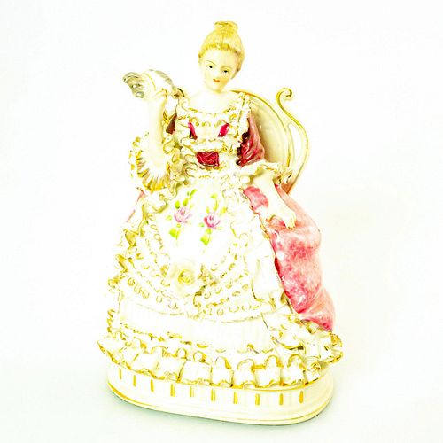 VINTAGE BONE CHINA LACE FIGURINE,