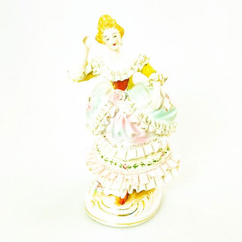 VINTAGE BONE CHINA LACE FIGURINE,
