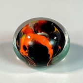 VINTAGE BOYER FLORAL GLASS PAP