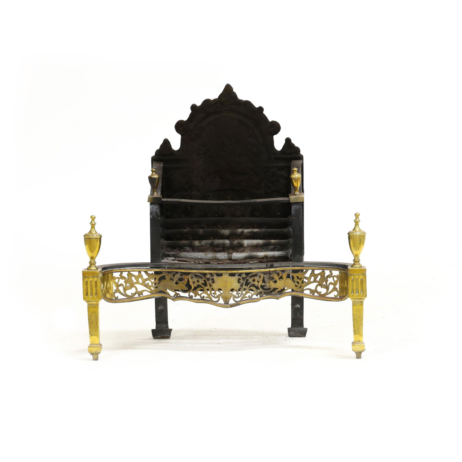 VINTAGE BRASS AND IRON HERALDIC