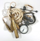 VINTAGE BRASS AND IRON SHIP 'S