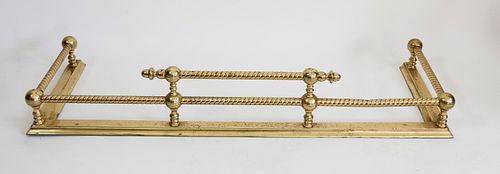 VINTAGE BRASS BALL AND DOUBLE