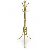 VINTAGE BRASS COAT RACKDESCRIP