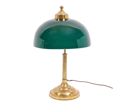 VINTAGE BRASS DESK LAMPWeighted