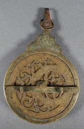 VINTAGE BRASS ISLAMIC ASTROLAB