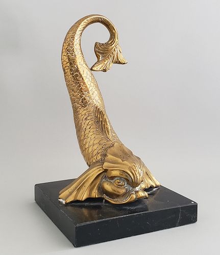 VINTAGE BRASS SEA SERPENT