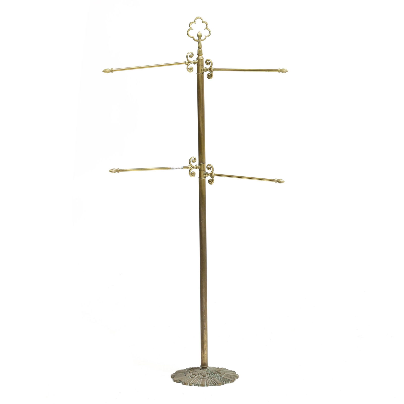 VINTAGE BRASS TOWEL RACKVintage