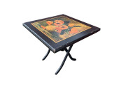 VINTAGE BRIDGE TABLE PAINTED B