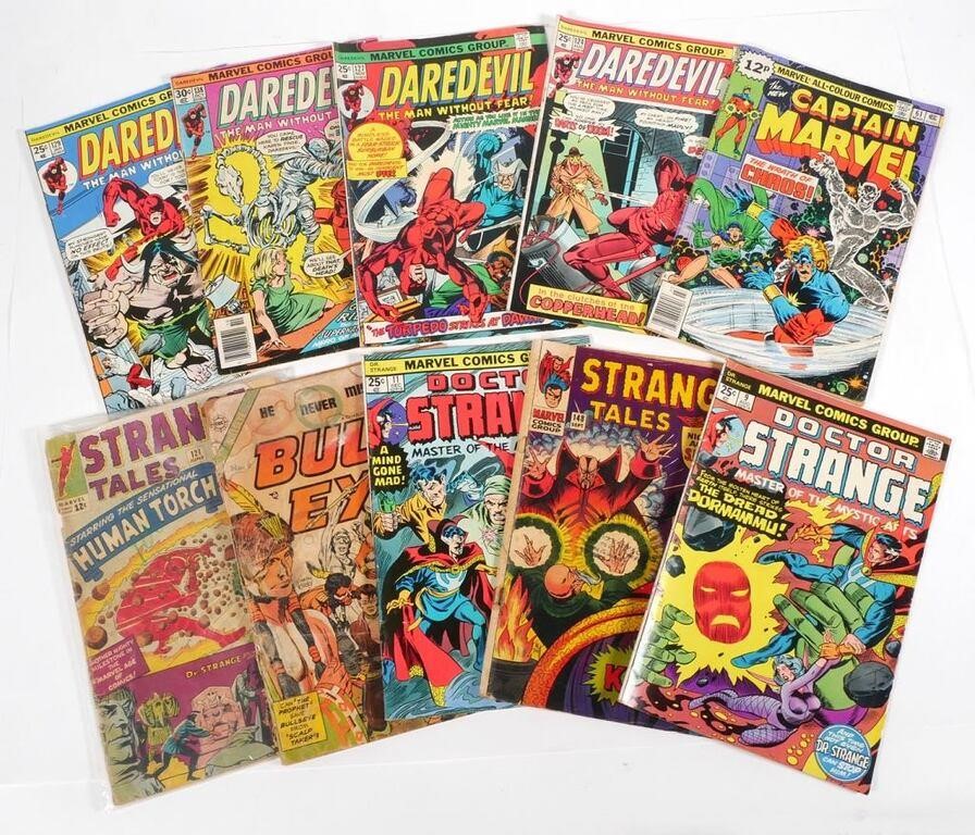 VINTAGE BRONZE AGE MARVEL COMICSLot