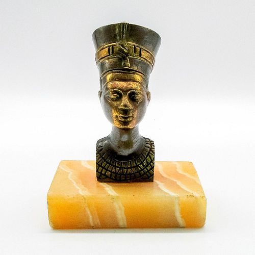 VINTAGE BRONZE EGYPTIAN QUEEN