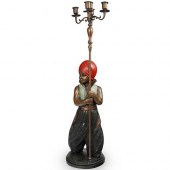 VINTAGE BRONZE FIGURAL ARABIAN