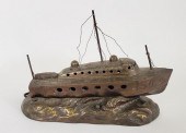VINTAGE BRONZE FIGURAL NAVAL P