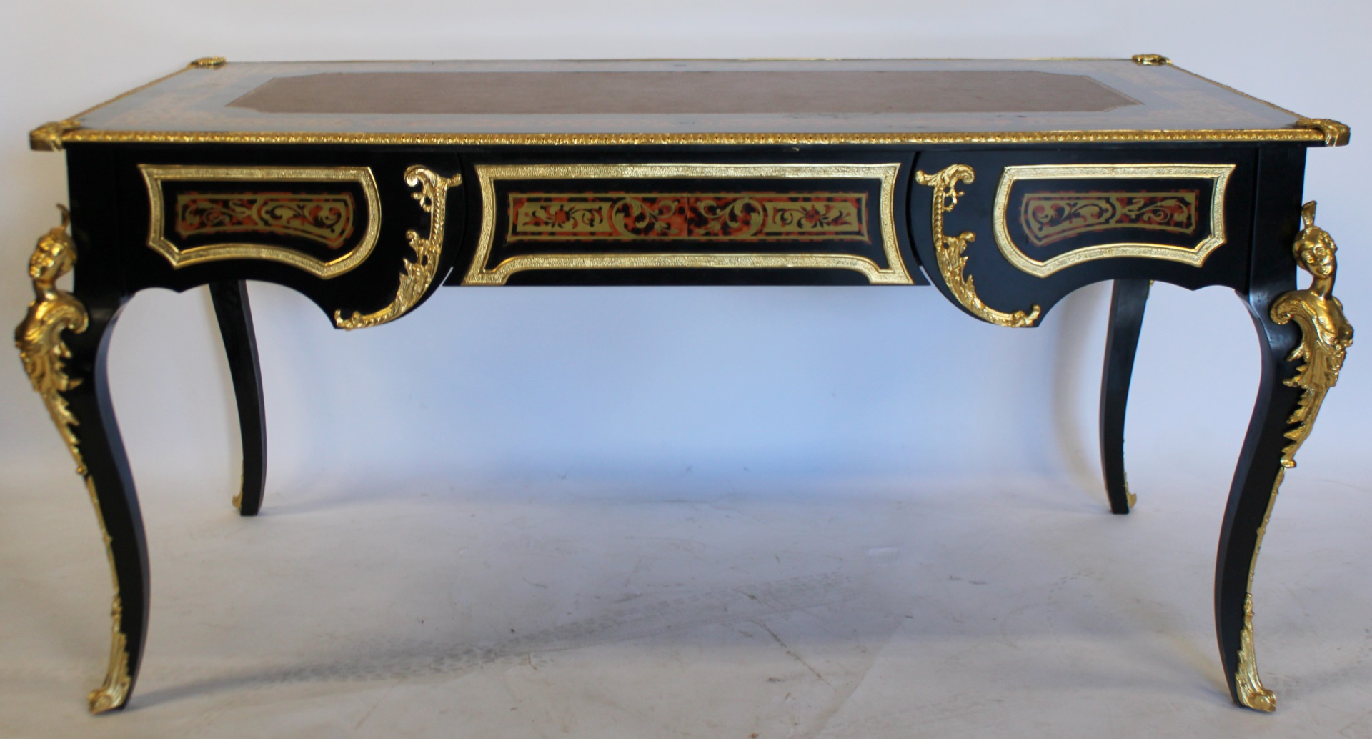 VINTAGE BRONZE MOUNTED BOULLE STYLE