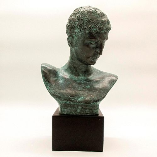VINTAGE BRONZE SCULPTURE GREEK BUST