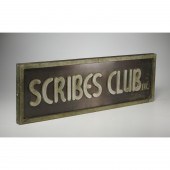 VINTAGE BRONZE & ZINC "SCRIBES